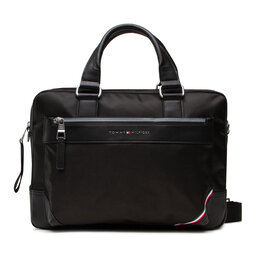 Tommy Hilfiger Nešiojamo kompiuterio krepšys Tommy Hilfiger 1985 Nylon Slim Computer Bag AM0AM08447 BDS