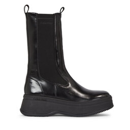 Calvin Klein Sztyblety Calvin Klein Pitched Chelsea Boot HW0HW01686 Czarny