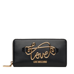 LOVE MOSCHINO Veľká dámska peňaženka LOVE MOSCHINO JC5733PP0MKG0000 Čierna