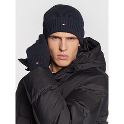 

Набір шапка і рукавички Tommy Hilfiger AM0AM10490 DW6, Cиній