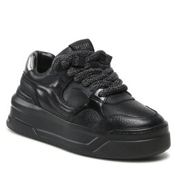 KARL LAGERFELD Sneakersy KARL LAGERFELD KL63320 Black Lthr / Mono