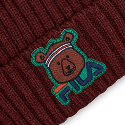 

Шапкa Fila Tarut Animal Family Kids Warm Beanie FCK0020.30020 Tawny Port, Бордовий