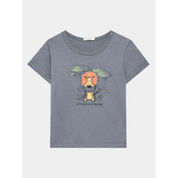 United Colors Of Benetton United Colors Of Benetton Футболка 3I1XA102V Сірий Regular Fit