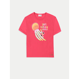 Coccodrillo Coccodrillo T-Shirt WC4143202OWK Ροζ Regular Fit