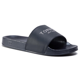 Tommy Hilfiger Papucs Tommy Hilfiger Th Glitter Pool Slide FW0FW04982 Desert Sky DW5