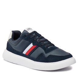 

Снікерcи Tommy Hilfiger Light Cupsole Lth Mix Stripes FM0FM04889 Desert Sky DW5, Голубий