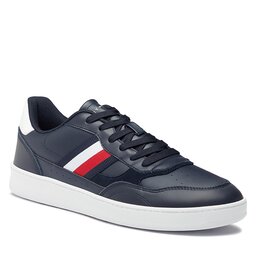 Tommy Hilfiger Sneakers Tommy Hilfiger Court Cupsole Retro Lth Stripes FM0FM04828 Desert Sky DW5