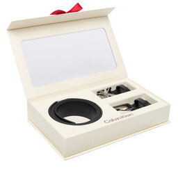 Calvin Klein Herrengürtel Calvin Klein Belt Gift Set LV04D0009G Schwarz