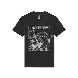 adidas adidas T-Shirt Star Wars The Mandalorian™ JD4547 Μαύρο Regular Fit
