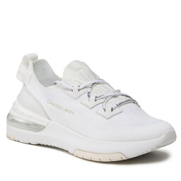 Calvin Klein Jeans Sneakersy Calvin Klein Jeans Sporty Run Comfair Fluo Contr Wn YW0YW00938 Triple White 0K8