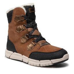 Geox Sněhule Geox J Flexyper G.B Abx A J16APA 022FU C6175 S Whisky/Black