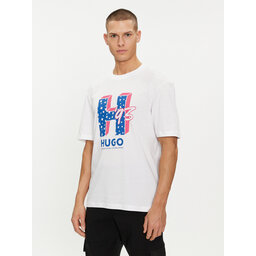 HUGO HUGO Camiseta Nentryle 50513411 Blanco Relaxed Fit