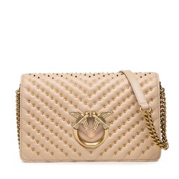 Pinko Geantă Pinko Love Click Classic PE 23 PLTT 100063 A0GQ Light Beig D28Q