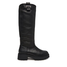 Calvin Klein Stiefel Calvin Klein Chunky High Boot Lth Hdw HW0HW03201 Schwarz