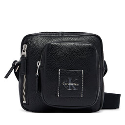 Calvin Klein Umhängetasche Calvin Klein Bold Pebble Square Crossbody LV04D3450G Schwarz