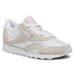 Reebok Pantofi Reebok Cl Nylon FV4507 White/White/Lgtgre