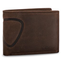 Strellson Велике Чоловіче Портмоне Strellson Baker Street 4010000048 Коричневий