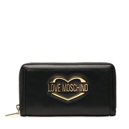 LOVE MOSCHINO Didelė Moteriška Piniginė LOVE MOSCHINO JC5622PP1GLD100A Nero