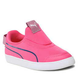 

Снікерcи Puma Courtflex v2 Slip On Ps 374858 12 Sunset Pink/Sodalite Blue, Рожевий