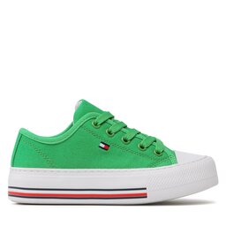

Кеди Tommy Hilfiger Low Cut Lace-Up Sneaker T3A9-32677-0890 M Green M, Зелений