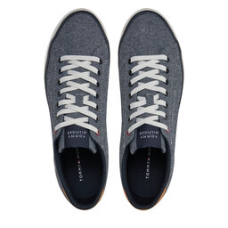 

Снікерcи Tommy Hilfiger Th Hi Vulc Low Chambray FM0FM04945 Desert Sky DW5, Голубий
