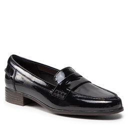 

Туфлі Clarks Hamble Loafer 261475364 Black Patent, Чорний