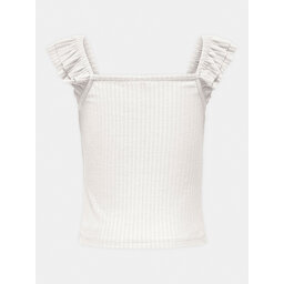 Kids ONLY Kids ONLY Felső Nella 15317829 Fehér Slim Fit