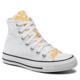 Converse Tygskor Converse Ctas Hi A01193C White/Cyber Mango/Black