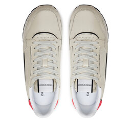 

Снікерcи Emporio Armani X3X058 XN205 Q860 W.Whash/Blk/Crl/Slv, Бежевий