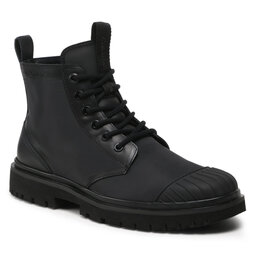 Calvin Klein Jeans Csizma Calvin Klein Jeans Eva Laceup Boot Mid Ny YM0YM00833 Triple Black BEH