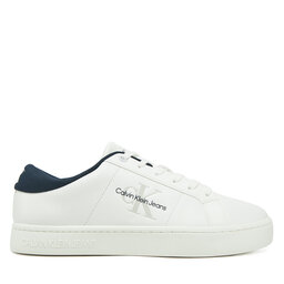 Calvin Klein Jeans Sneakers Calvin Klein Jeans Classic Cupsole Low Ml Lth YM0YM00864 Alb