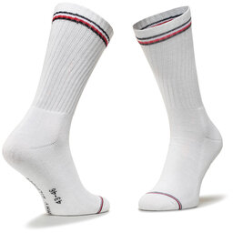 

Набір з 2 пар високих шкарпеток unisex Tommy Hilfiger 100001096 White 300, Білий