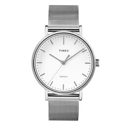 Timex Ročna ura Timex Fairfield TW2R26600 Silver/White