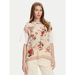 Weekend Max Mara Weekend Max Mara Camiseta Pampas 2515941082 Beis Relaxed Fit