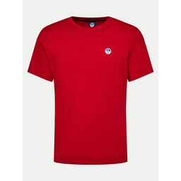 North Sails North Sails Marškinėliai Bollo 692970 Raudona Regular Fit