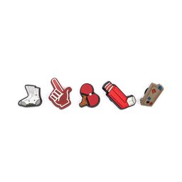 

Прикраса для взуття Crocs Jibbitz Gym Bro 5 pack 10010241 Кольоровий