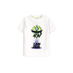 Coccodrillo Coccodrillo Camiseta WC5143202CBK Blanco Regular Fit