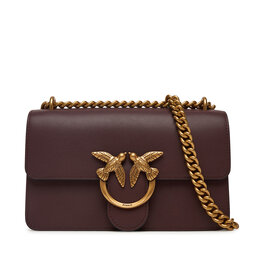 PINKO Bolso PINKO Love One Mini Dc Al 25-26 PLTT 100074 A0F1 Guinda/burdeos