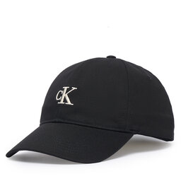 Calvin Klein Cap Calvin Klein Monogram Embroidery Baseball Cap LV04G5002G Schwarz