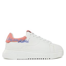 

Снікерcи Emporio Armani X3X024 XN824 S779 White/Anguria, Білий