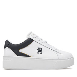 Tommy Hilfiger Sneakers Tommy Hilfiger Th Platform Court Sneaker FW0FW07910 Alb