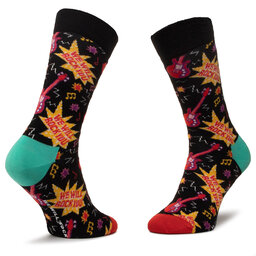 

Високі шкарпетки unisex Happy Socks QUE01-9302 Чорний