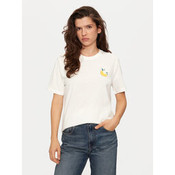 Vila Vila Camiseta Sybil 14097443 Blanco Regular Fit