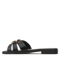 

Шльопанці Guess Symo FLJSYM LEA03 BLACK, Чорний
