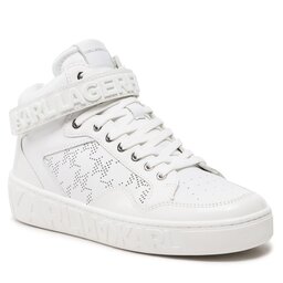 KARL LAGERFELD Laisvalaikio batai KARL LAGERFELD KL61056 White Lthr