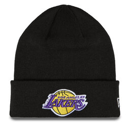 New Era Czapka New Era Essential Cuff Beanie Los Angeles Lakers Hat 60348856 Czarny