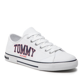 Tommy Hilfiger Zapatillas Tommy Hilfiger Low Cut Lace-Up Senaker T3X4-32208-1352 S White 100