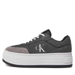 

Снікерcи Calvin Klein Jeans Bold Platf Low Lace Mix Ml Btw YW0YW01433 Black/Stormfront 0GO, Чорний