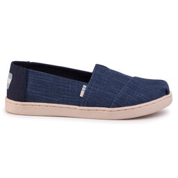 

Туфлі Toms Classic Majorca Blue Crosshatch Linen, Cиній