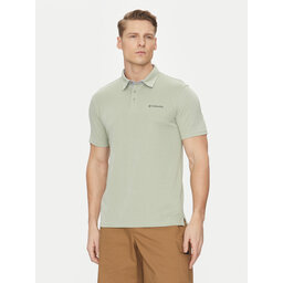 Columbia Columbia Poloshirt Nelson Point 1772721 Grün Regular Fit